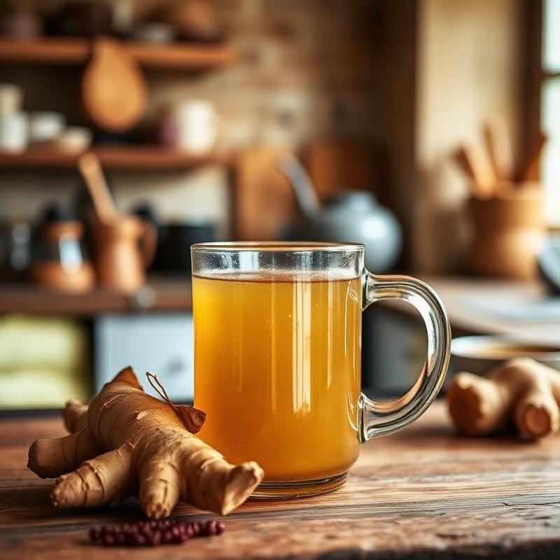 Freshly brewed chai by the window